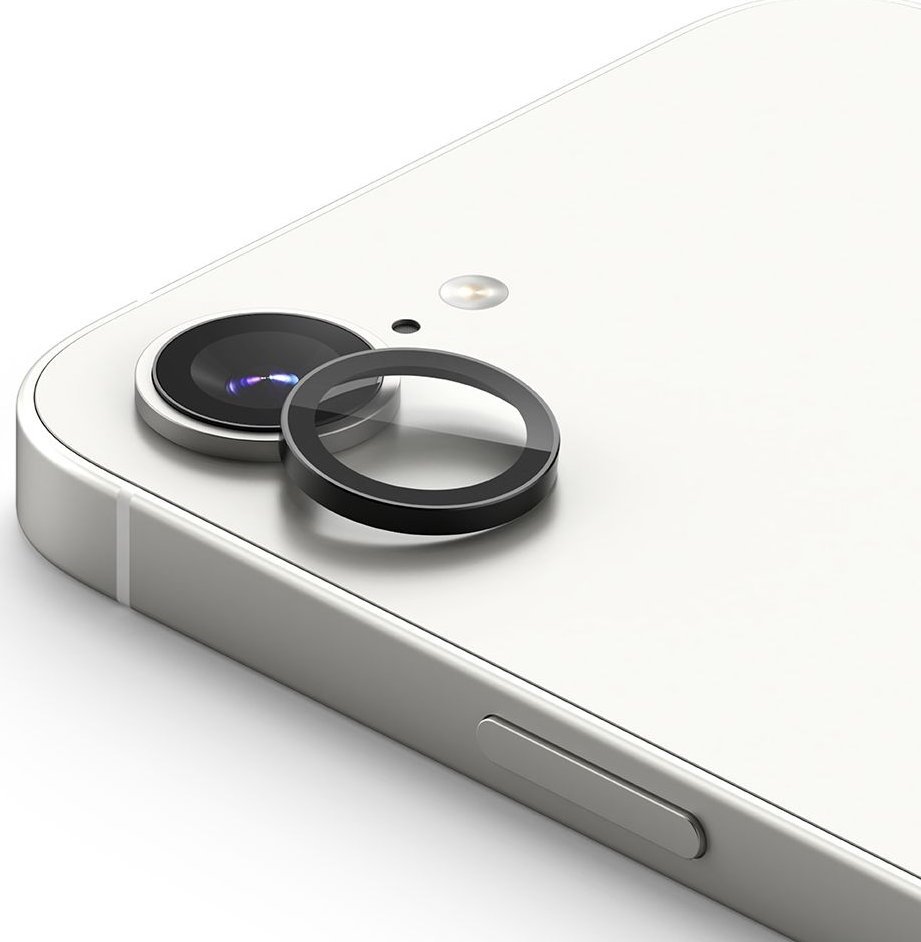 Mbrojtës kamere Ringke për iPhone 16E, set 2 copë, i zi