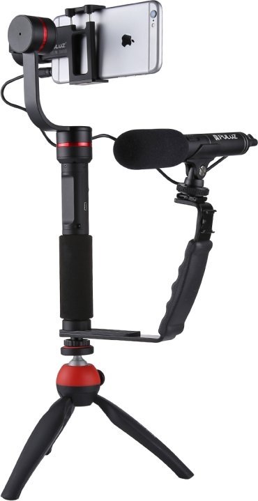 Dorezë universale Puluz PULUZ Handle, alumini, montim 1/4", e zezë