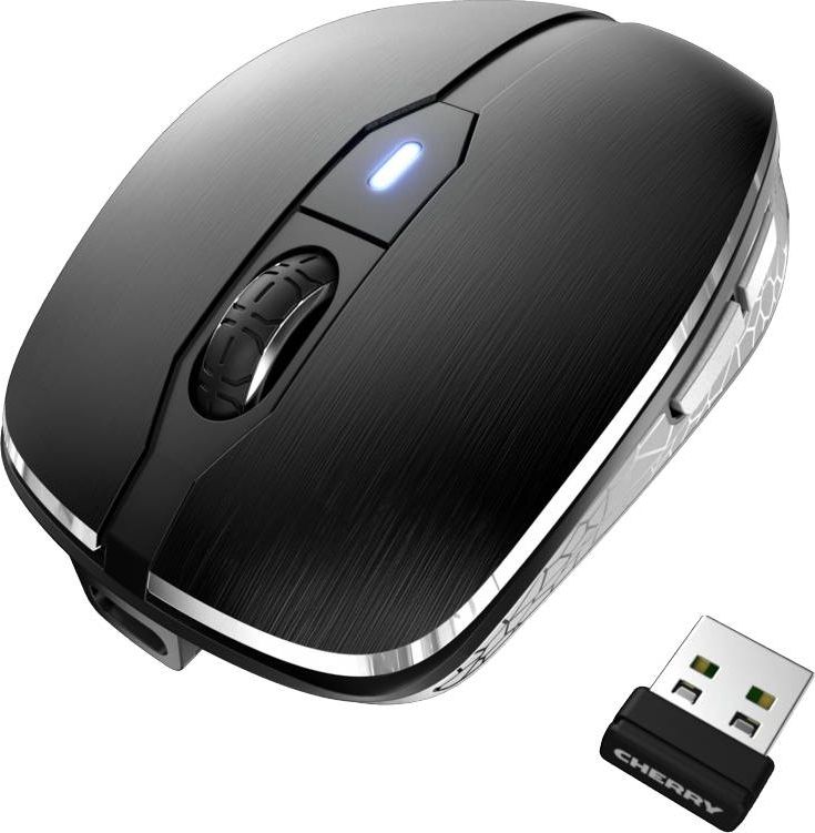 Mашина безжична Cherry MW 8C, Bluetooth 2.4 GHz, прилагодливо DPI, сива