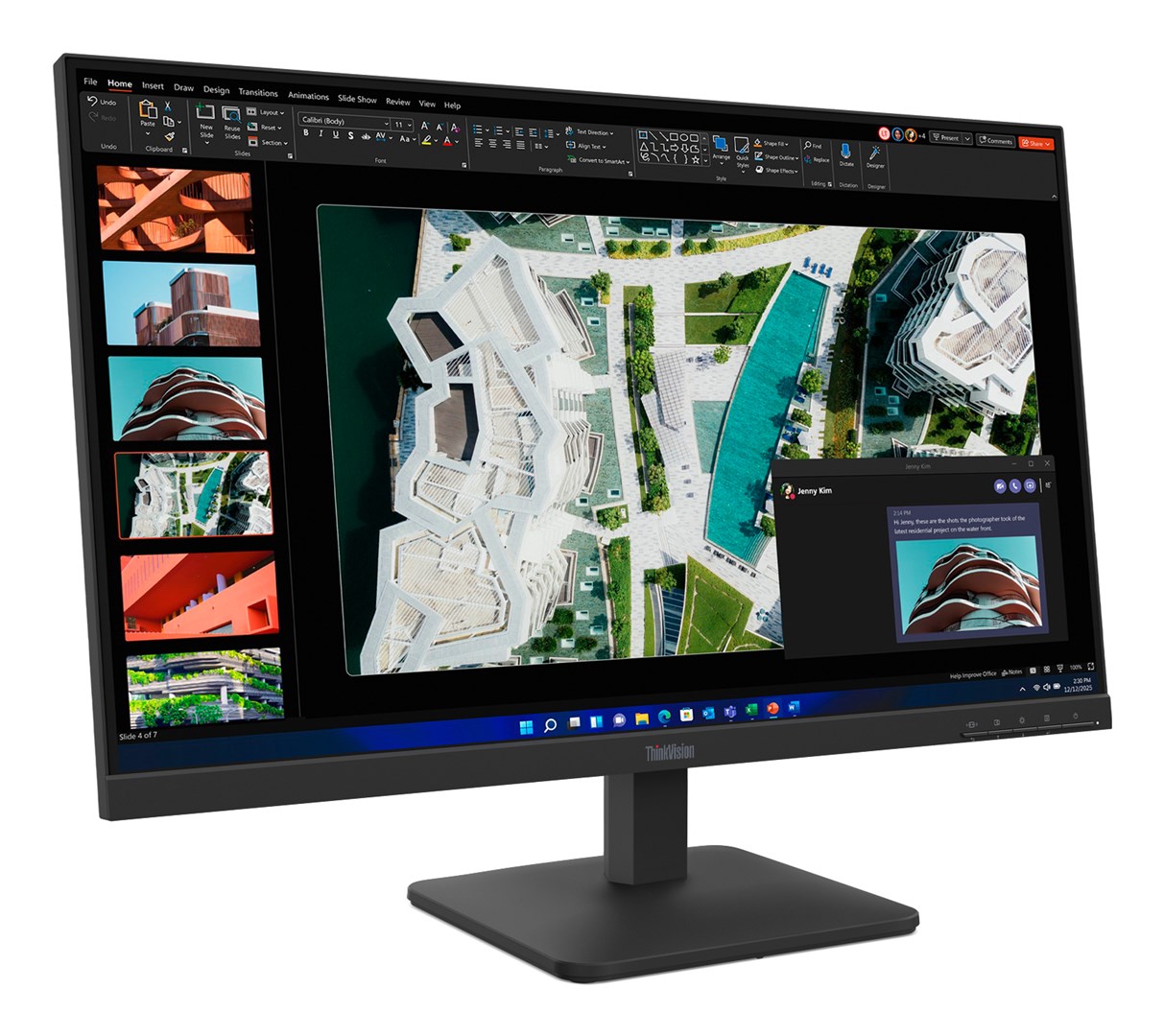 Monitor Lenovo ThinkVision S27-4E, 27", FHD, IPS, i zi