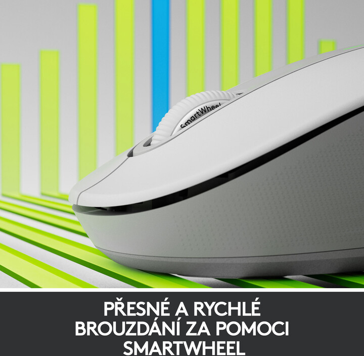 Maus Logitech M650L, i bardhë