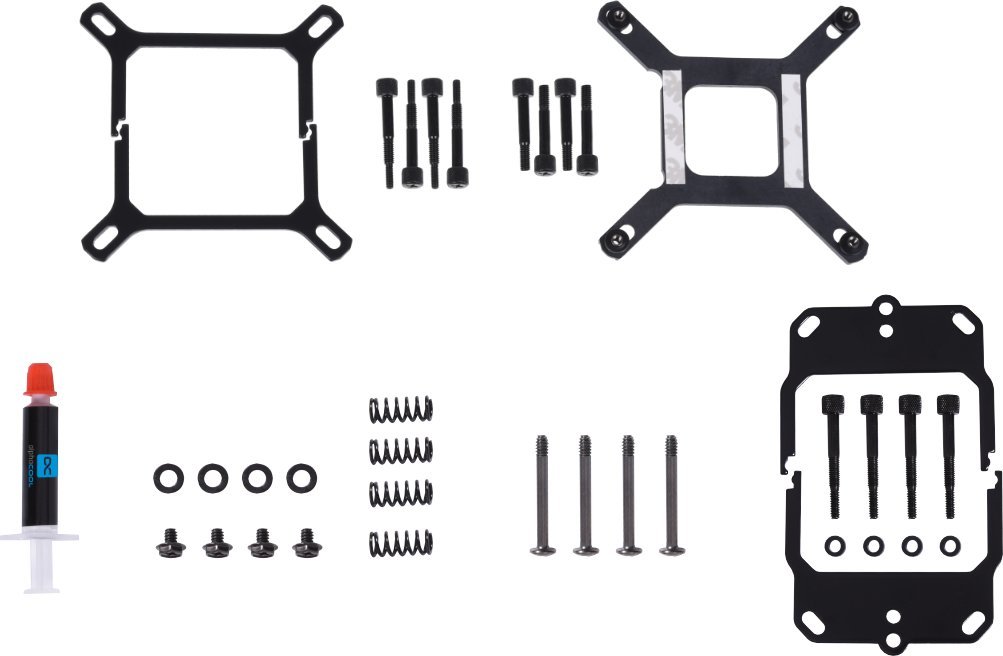 Ftohës uji për procesor Alphacool T38, radiator 12 cm, RGB, i zi