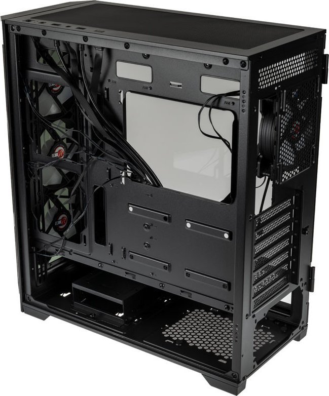 Kasë Raijintek PONOS Ultra Midi-Tower, Tempered Glass, e zezë