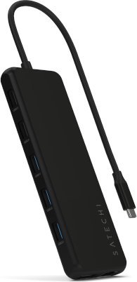 Përshtatës Satechi 13-in-1 USB-C Triple Multiport, hub USB-C, i hirtë