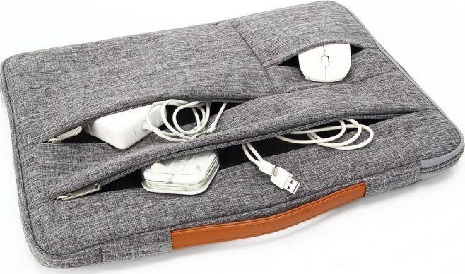Çantë për laptop Umax, 12", e hirtë