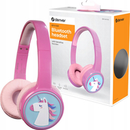 Kufje Bluetooth Denver BTH-106P, për fëmijë, kufizim volumi 85 dB, shumëngjyrëshe