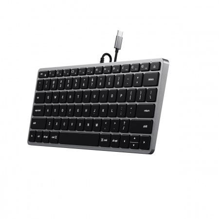 [OUTLET] Tastierë Satechi Slim W1 USB-C Backlit - US, e hirtë	