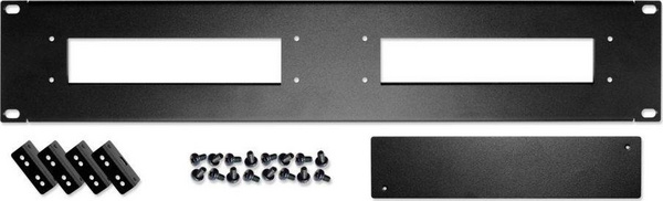 Kornizë rack 2U Shuttle PRM01 për 2 kompjuterë XPC slim, çelik, e zezë