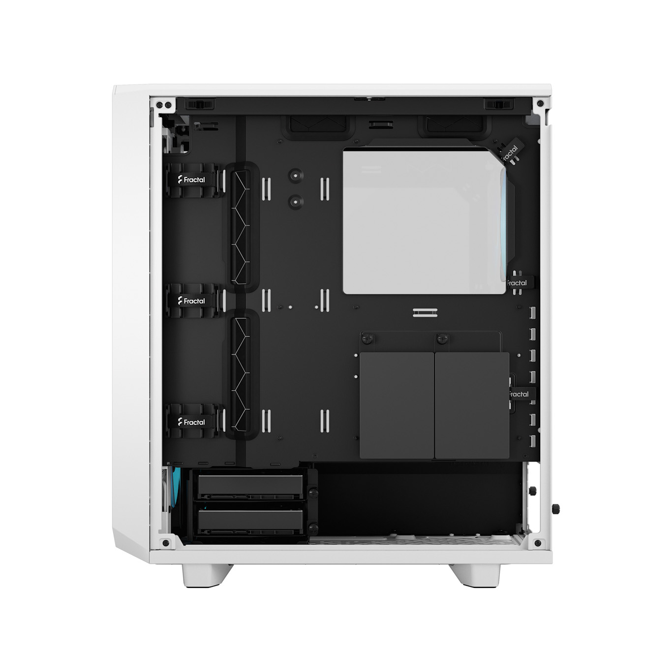 Куќиште за компјутер Fractal Design Meshify 2 Compact RGB, бело