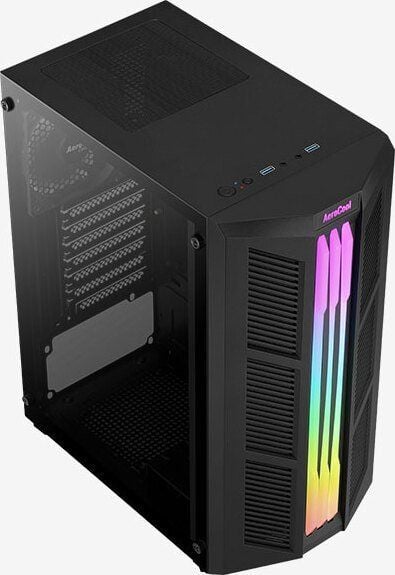 Kasë Aerocool Prime v1 Midi-Tower, RGB, e zezë