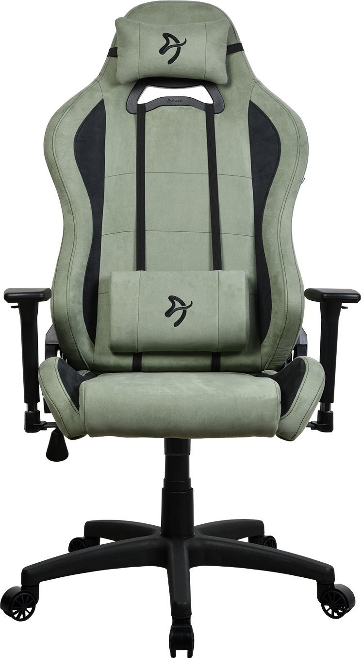 Karrige gaming Arozzi Torretta, Super Soft, ergonomike, e gjelbër e errët