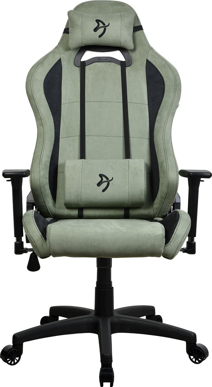 Karrige gaming Arozzi Torretta, Super Soft, ergonomike, e gjelbër e errët