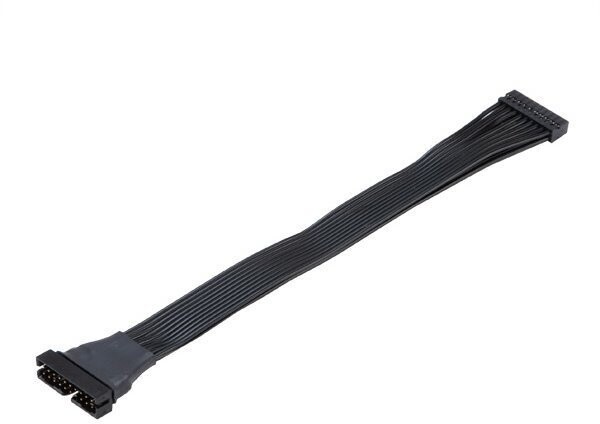 Kabllo zgjatëse Akasa USB 3.0, M/F, 19-pin, 15cm, e zezë