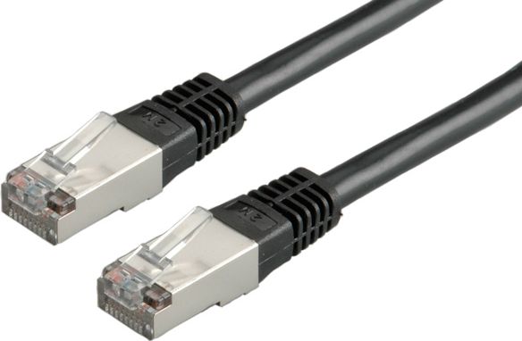 Kabllo rrjeti ROLINE S/FTP Patch Cable Cat.5e, 2m, e zezë