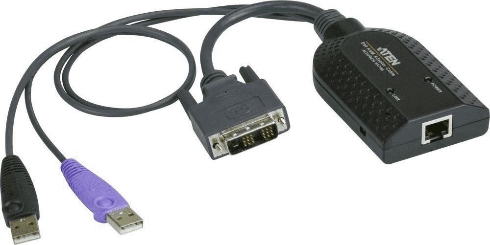 Kabllo KVM ATEN KA7166, DVI D, USB, e zezë