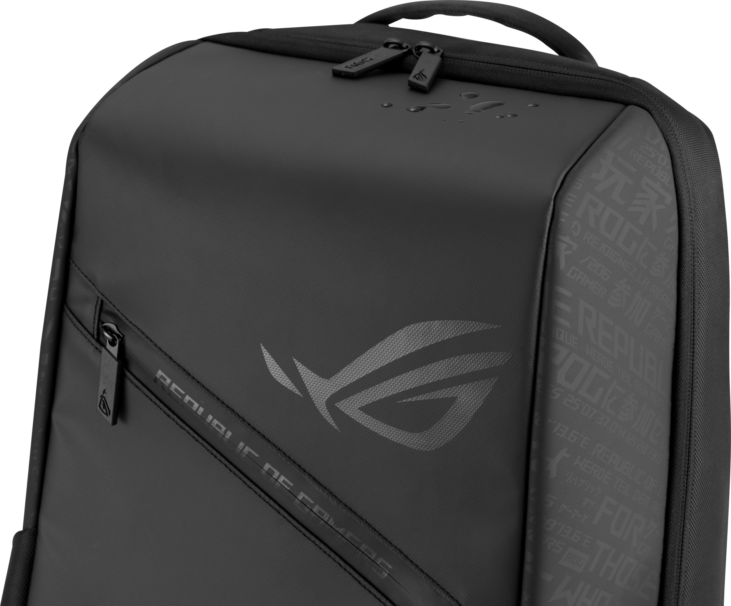 Çantë shpine për laptop ASUS ROG Ranger BP2501, 16", rezistente ndaj ujit, e zezë