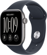 Apple Watch S12 GPS 42mm Space Grey Aluminium Case with Navy Blue Sport Band, M/L