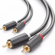 Kabllo audio Ugreen RCA (Cinch) x2 në RCA (Cinch) x2, 3m, e zezë