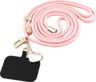 Lanyard universal për telefon Rowa Hello Kitty Patch, najlon, rozë