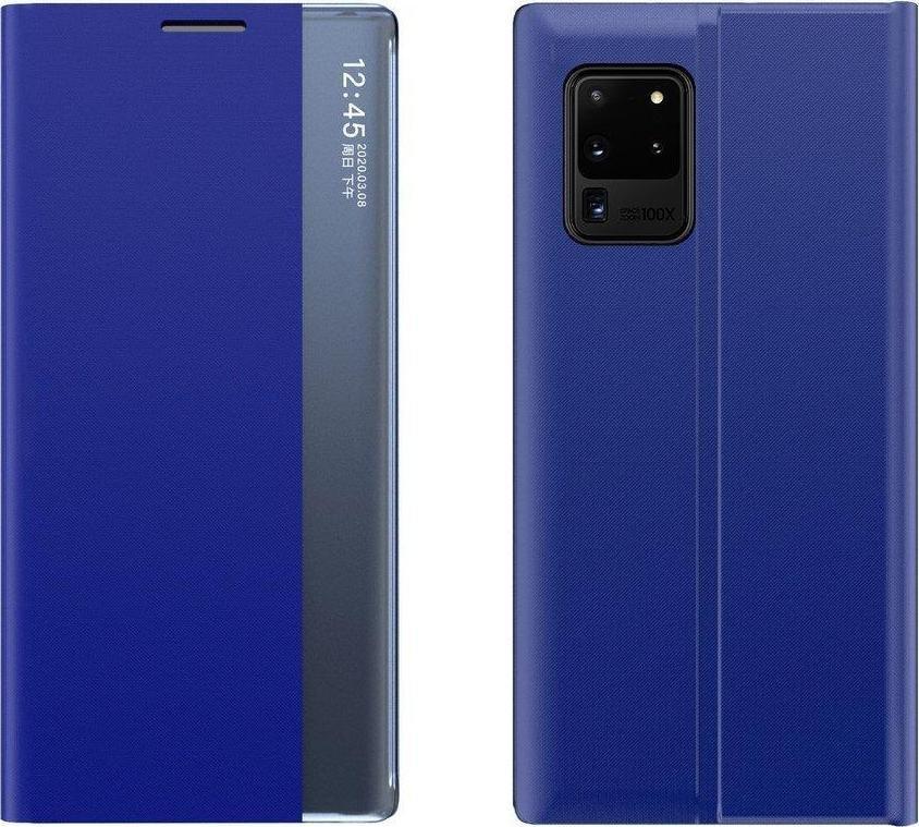 Mbulesë flip Hurtel New Sleep Case për Samsung Galaxy A73, me qëndrim, blu