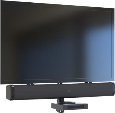 Kllapë montimi Barkan E850, për soundbar nën TV, metalike, e zezë