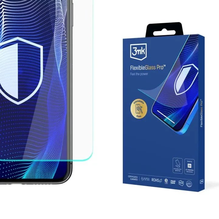 Qelq mbrojtës 3MK FlexibleGlass Pro për Apple iPhone 17 Pro Max, fleksibël, transparencë e lartë