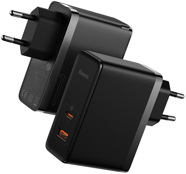 Karikues Baseus GaN5 Pro, USB-C, USB-A, 100W, i zi