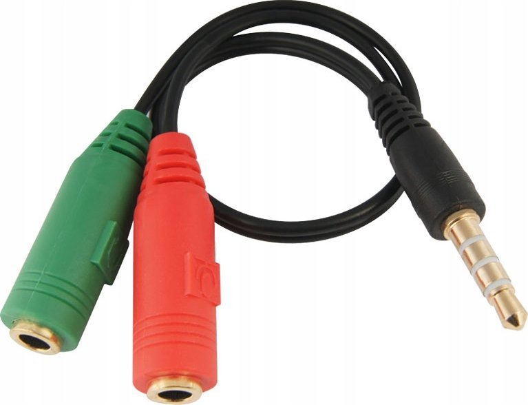 Adapter audio për kufje dhe mikrofon, Jack 3.5mm
