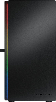 Kuti PC Cougar Purity RGB CGR-5PC4B-RGB, mini tower, panel xhami të temperuar, ARGB, e zezë