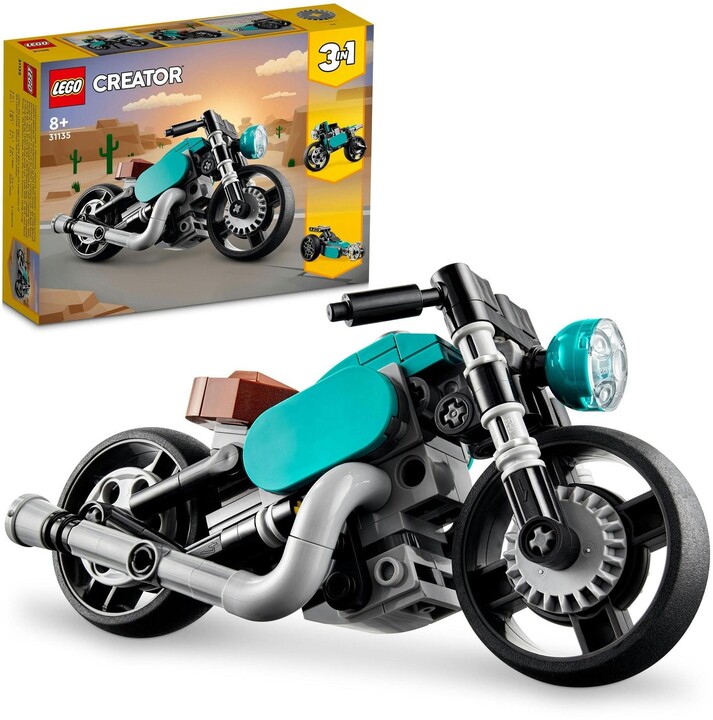 Set LEGO® Creator 31135 Retro Motorcycle, 128 pjesë