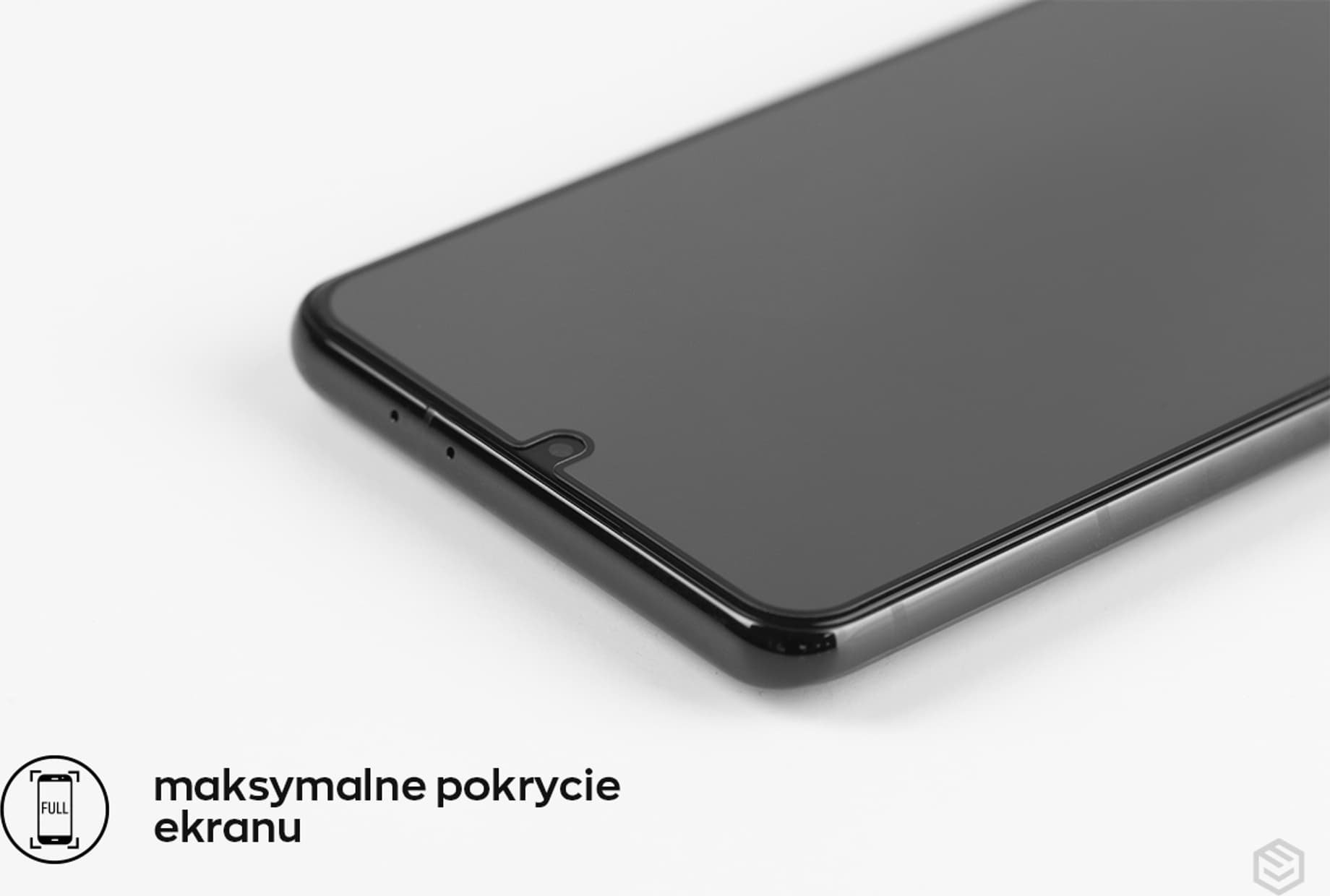 Mbrojtëse ekrani MS Diamond Glass Edge Lite për Honor X7 X7a Play 30 Plus, xham i temperuar 9H, i zi