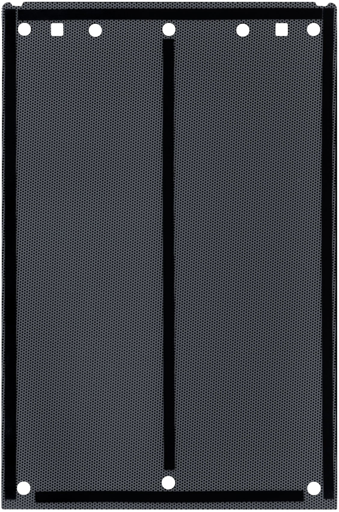 Panel frontal druri Lian Li A3 mATX, me filter pluhuri, i zi walnut
