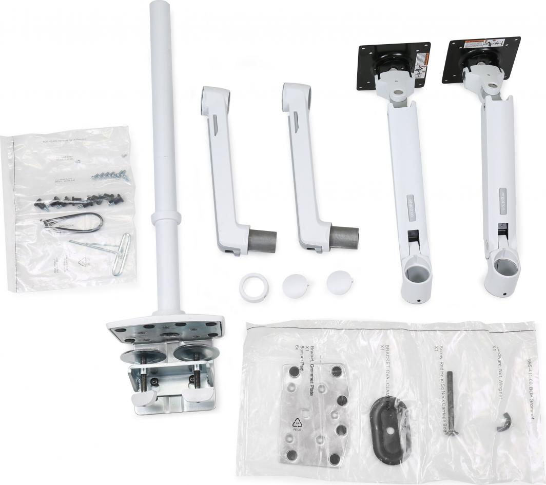 Mbajtës tavoline për monitorë Ergotron LX Dual Stacking Arm 45-509-216, për 2 monitorë deri 40"