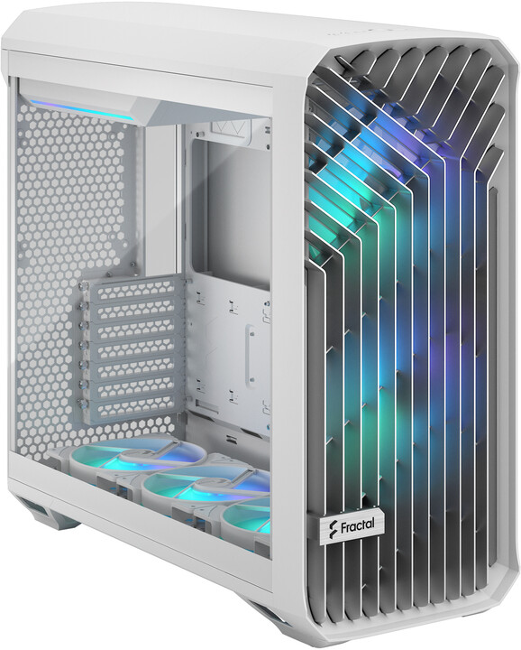 Kasë kompjuteri Fractal Design Torrent White RGB TG Clear Tint