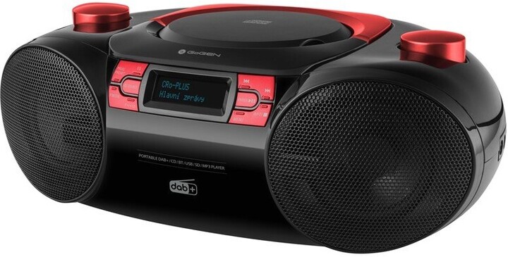 Radio GoGEN CDM 390, e zezë-kuqe