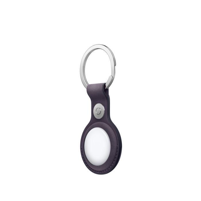 Apple AirTag FineWoven Key Ring, Midnight Purple
