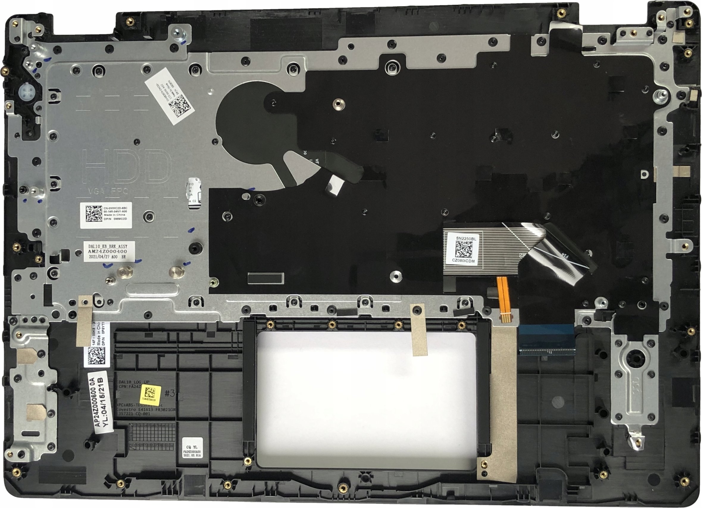 Tastierë Dell Keyboard, 80 taste, ndriçim LED, e zezë