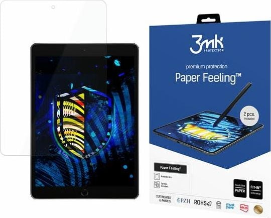 Film mbrojtës 3MK PaperFeeling për iPad 10.2" 7 8 9 Gen, mat, set 2 copë