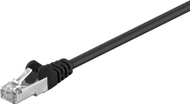 Kabllo rrjeti Goobay crossover F UTP Cat 5e, 1m, e zezë