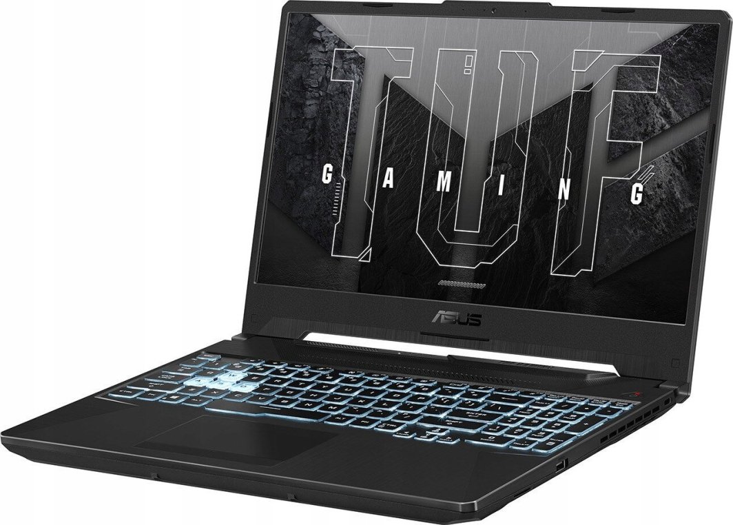 Laptop Asus TUF Gaming A15, 15.6", AMD Ryzen 5 7535HS, 8 GB RAM, 512 GB SSD, NVIDIA GeForce RTX 3050, i zi