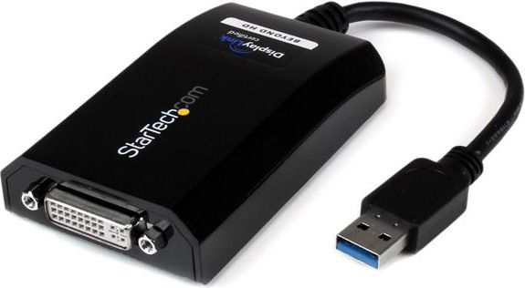 Adapter video StarTech.com USB32DVIPRO, USB 3.0 në DVI VGA, 2048x1152, i zi