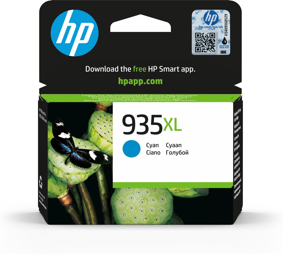 Patronë boje HP 935XL Cyan, C2P24AE, origjinal