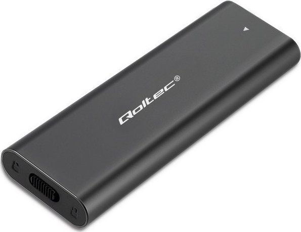 Kuti eksterne për SSD M.2 Qoltec Enclosure Pocket, SATA NVMe, USB Type C, gri