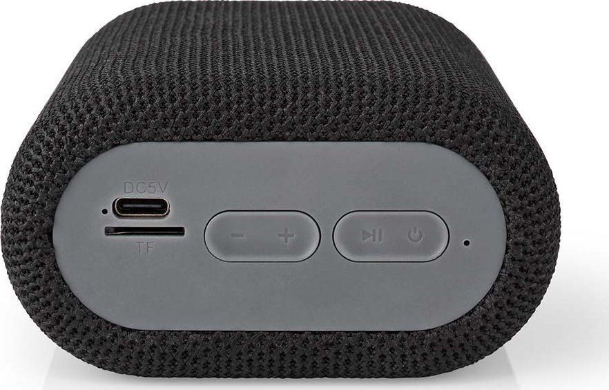 Портаблeн бокси Нedis Go Compact, блутут, 7W TWS, црн