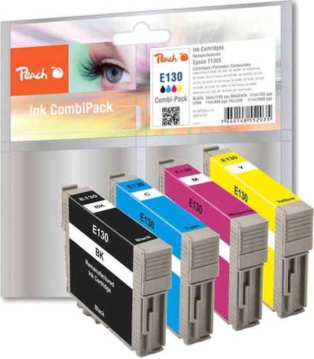 Kartutxh bojë Pelikan Peach PI200-214, set 4 bojëra, kompatibil Epson T1305