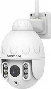 Kamerë sigurie Foscam SD4, Super HD, WLAN Dual Band, 4x zoom optik, e bardhë