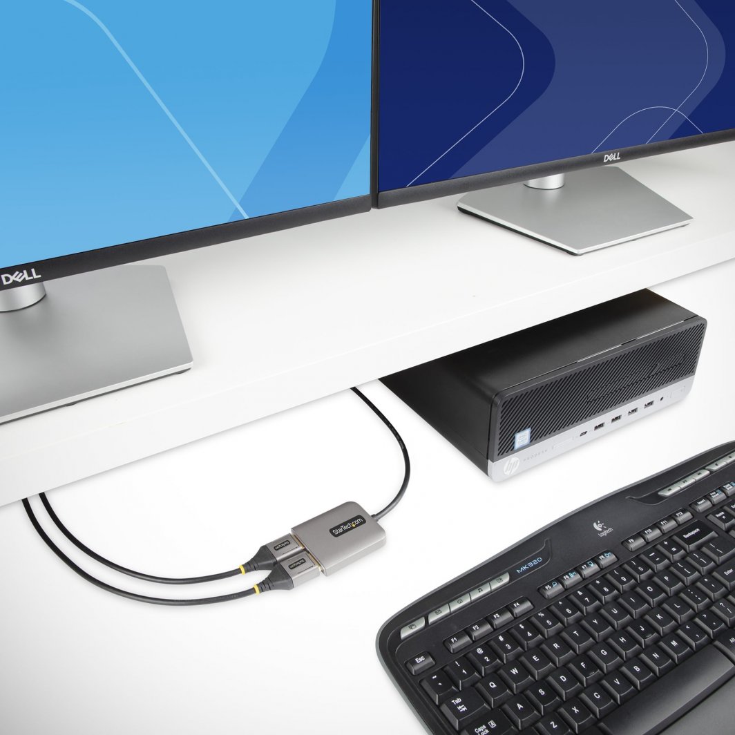 Adapter video StarTech 2 porta DisplayPort MST, Dual 4K 60Hz, kabllo 30cm, i zi
