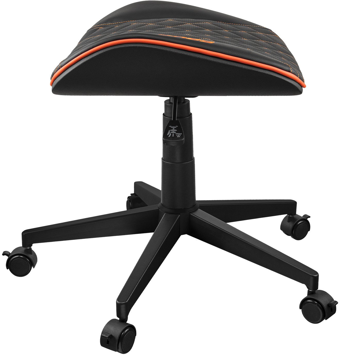 Karrige gaming Cougar 3MCROORB.0001, deri 120kg, e rregullueshme, e zezë portokalli