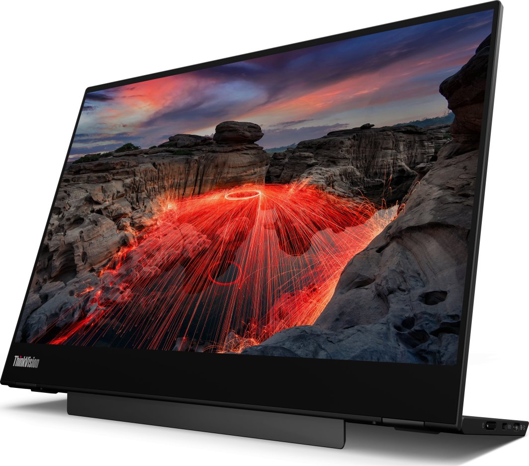 Monitor portativ ThinkVision M14t Gen 2, 14'', 2.2K (2240x1400), Touchscreen, 60Hz, i zi