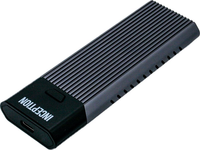 Надворешно куќиште за SSD M.2 Origin Storage, USB-C, NVMe SATA, црно